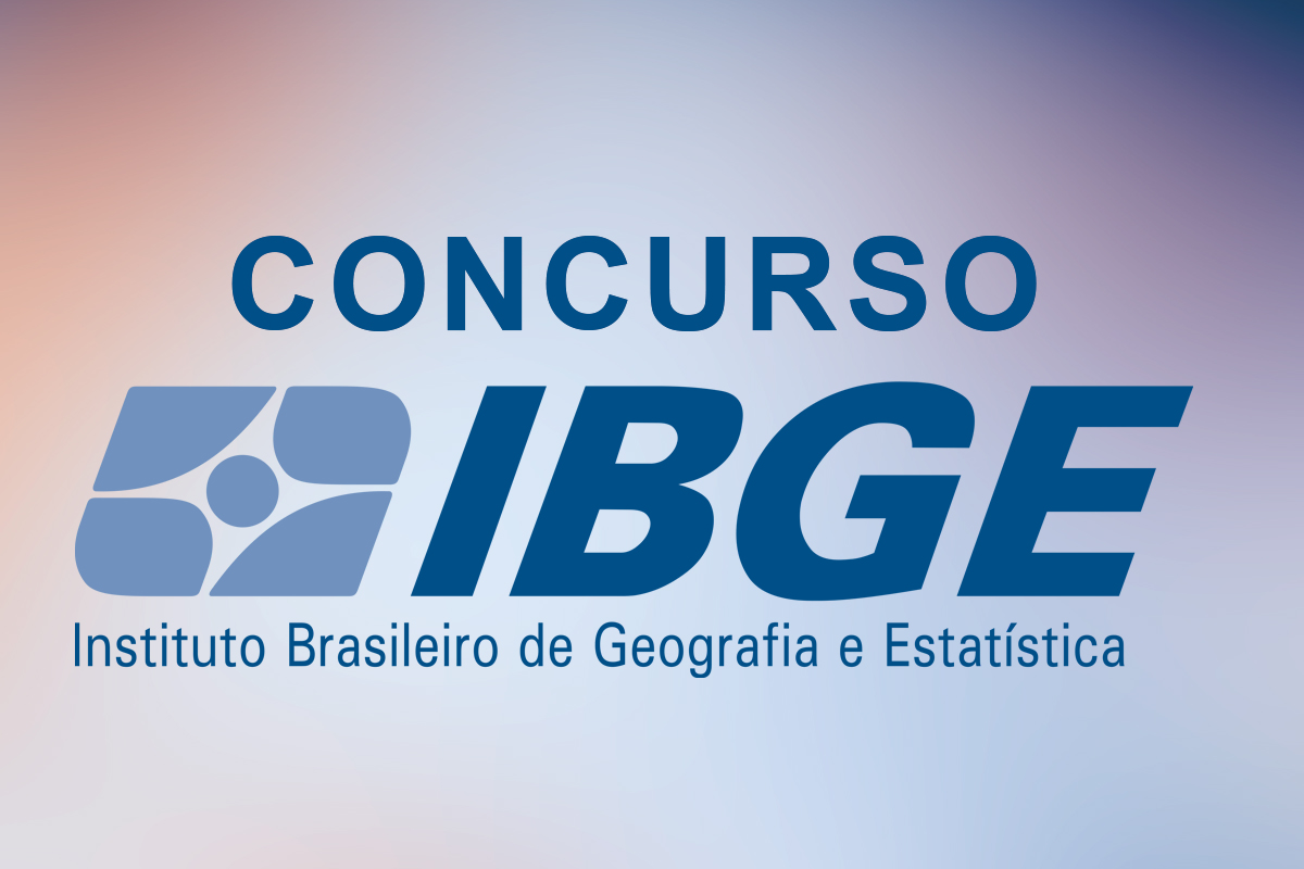 Concurso IBGE: logomarca do Instituto Brasileiro de Geografia e Estatística. Acima, é possível ler a palavra "concurso" Concursos previstos para 2021