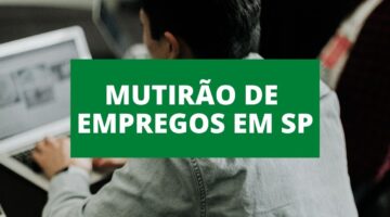 Mutirão virtual de emprego em SP abre mais de 12 mil vagas; veja como participar